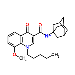 4-Quinolone-3-Carboxamide CB2 Ligand结构式
