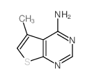 Thieno[2,3-d]pyrimidin-4-amine,5-methyl-结构式