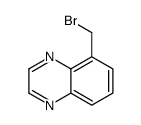 5-(Bromomethyl)quinoxaline结构式