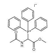 methyl N-acetyl-α-triphenylphosphoniumglycinate iodide结构式
