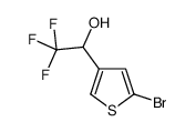 1-(5-bromothiophen-3-yl)-2,2,2-trifluoroethanol结构式