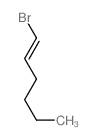 1-Hexene, 1-bromo-,(1E)-结构式