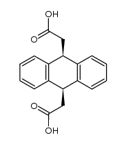 9,10-dihydroanthracene-9,10-diacetic acid结构式