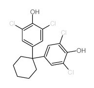 Phenol,4,4'-cyclohexylidenebis[2,6-dichloro-结构式
