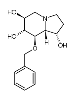 (1S,6S,7R,8R,8aR)-8-(Benzyloxy)-1,6,7-trihydroxyoctahydroindolizidine结构式