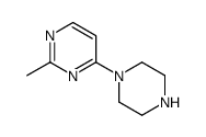 (9CI)-2-甲基-4-(1-哌嗪)-嘧啶结构式