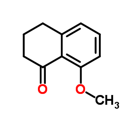 8-甲氧基-1-萘满酮结构式