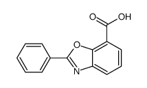 2-phenyl-1,3-benzoxazole-7-carboxylic acid结构式