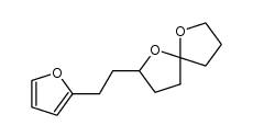 2-(2-[2]furyl-ethyl)-1,6-dioxa-spiro[4.4]nonane结构式