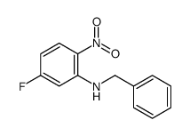 N-benzyl-5-fluoro-2-nitroaniline结构式