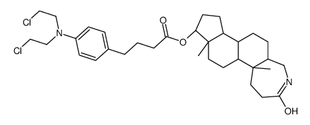 17&beta;-hydroxy-3a-aza-A-homo-5&alpha;-androstan-3-one p-phenylbutyrate ester结构式