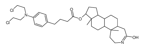 17&beta;-hydroxy-2a-aza-A-homo-5&alpha;-androstan-4-one p-phenylbutyrate ester结构式