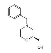 (2S)-4-(PHENYLMETHYL)-2-MORPHOLINEMETHANOL结构式