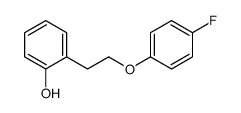 2-[2-(4-fluorophenoxy)ethyl]phenol结构式