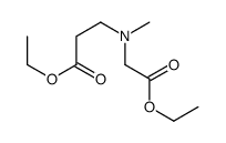 ETHYL 3-((2-ETHOXY-2-OXOETHYL)(METHYL)AMINO)PROPANOATE结构式