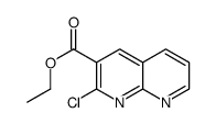 ethyl 2-chloro-1,8-naphthyridine-3-carboxylate结构式