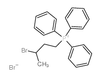 (3-溴丁基)三苯基溴化膦结构式