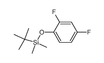 1-(tert-butyldimethylsilyloxy)-2,4-difluorobenzene结构式