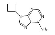 9-cyclobutylpurin-6-amine结构式