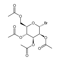 2,3,4,6-四-O-乙酰基-1-溴-Alpha-D-甘露糖结构式
