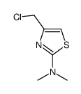 4-(chloromethyl)-N,N-dimethyl-1,3-thiazol-2-amine结构式