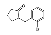 2-[(2-bromophenyl)methyl]cyclopentan-1-one结构式