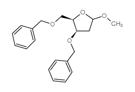 METHYL-3,5-DI-O-BENZYL-D-THREO-PENTAFURANOSIDE结构式