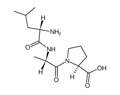 H-Leu-Ala-Pro-OH结构式