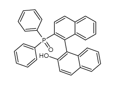 (S)-(+)-2-hydroxy-2'-diphenylphosphinoyl-1,1'-binaphthyl结构式