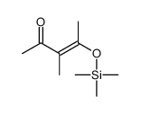 3-methyl-4-trimethylsilyloxypent-3-en-2-one结构式