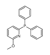 (6-methoxypyridin-2-yl)-diphenylphosphane结构式