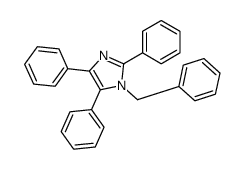 1-benzyl-2,4,5-triphenylimidazole结构式