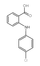 N-(4-氯苯基)邻氨基苯甲酸结构式