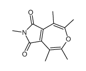 2,4,5,7,8-pentamethyloxepino[4,5-c]pyrrole-1,3-dione结构式