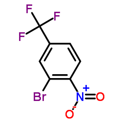 2-溴-1-硝基-4-(三氟甲基)苯结构式