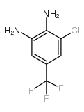 3-氯-4,5-二氨基三氟甲苯结构式
