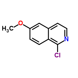 1-氯-6-甲氧基异喹啉结构式