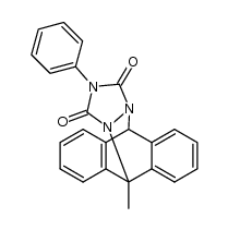 9-methyl-14-phenyl-9H-9,10-[1,2]epitriazoloanthracene-13,15(10H,14H)-dione结构式