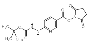 2,5-DIOXOPYRROLIDIN-1-YL 6-(2-(TERT-BUTOXYCARBONYL)HYDRAZINYL)NICOTINATE结构式