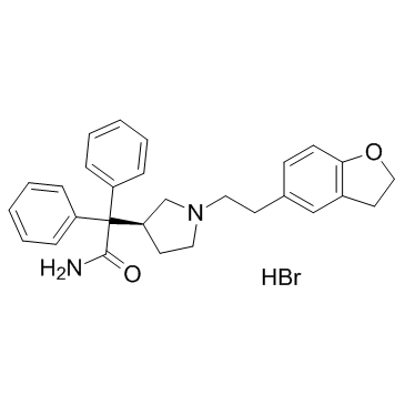 氢溴酸达非那新结构式