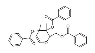 3,4,6-Tri-O-benzoyl-D-glucal结构式