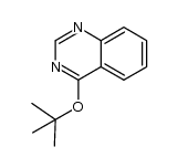 4-(1,1-dimethylethoxy)quinazoline结构式