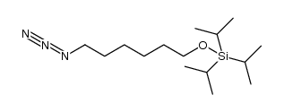 6-azido-O-triisopropylsilylhexane-1-ol结构式