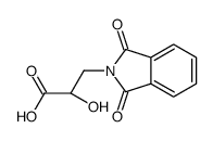 (S)-3-(1,3-二氧代-1,3-二氢-异吲哚-2-基)-2-羟基-丙酸结构式