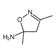 3,5-dimethyl-4H-1,2-oxazol-5-amine结构式