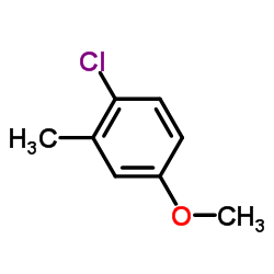 4-氯-3-甲基苯甲醚结构式