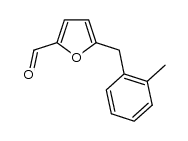 5-(o-methylbenzyl)furan-2-carbaldehyde结构式