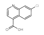 7-氯喹啉-4-甲酸结构式