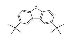 2,8-di-tert-butyldibenzofuran结构式