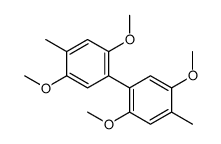 1-(2,5-dimethoxy-4-methylphenyl)-2,5-dimethoxy-4-methylbenzene结构式